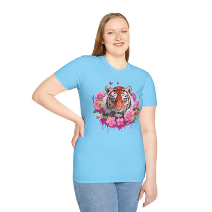 Tiger Shirt Unisex Tee Gildan Softstyle 64000 Ring Spun Cotton