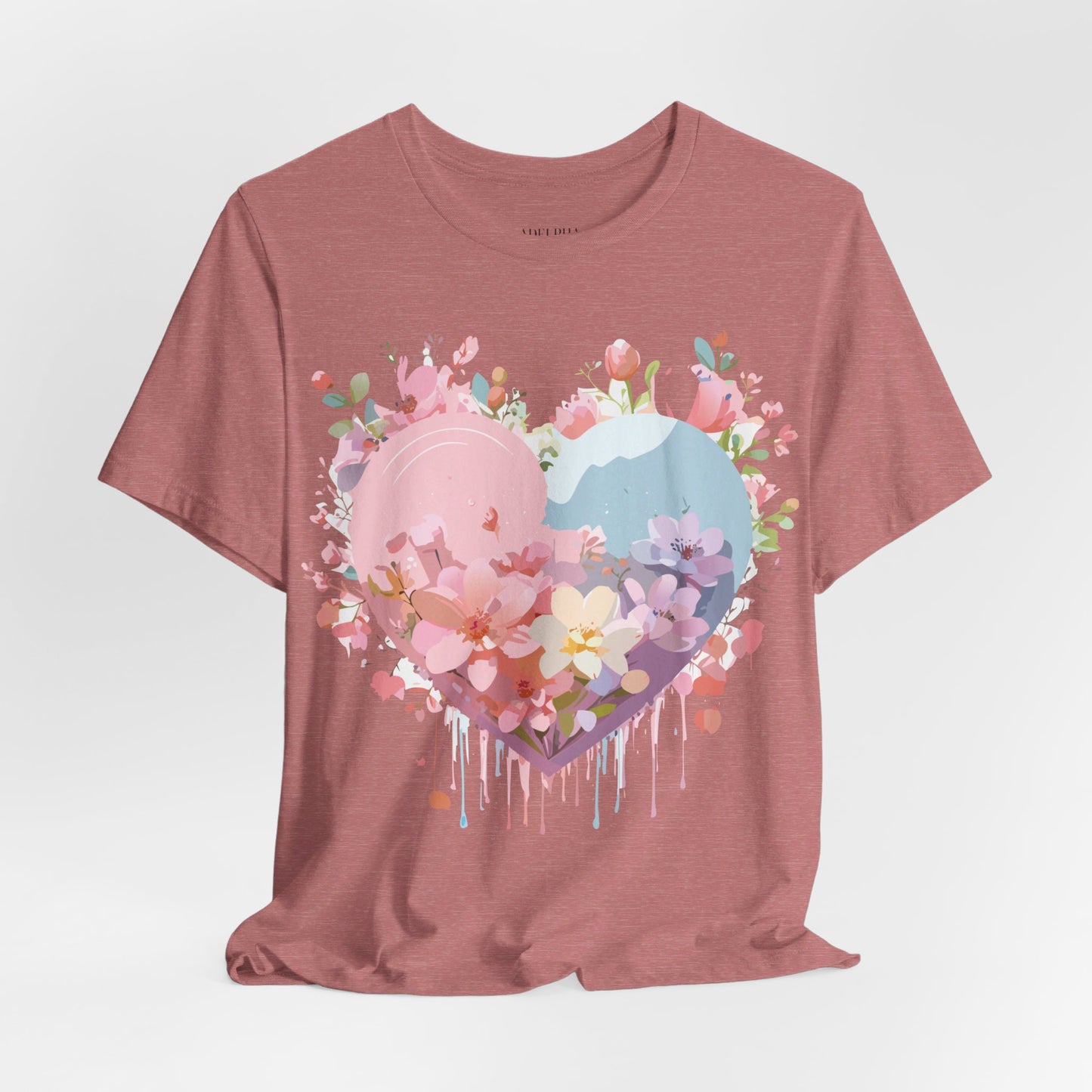 Natural Cotton Tee Shirt - Love story Collection