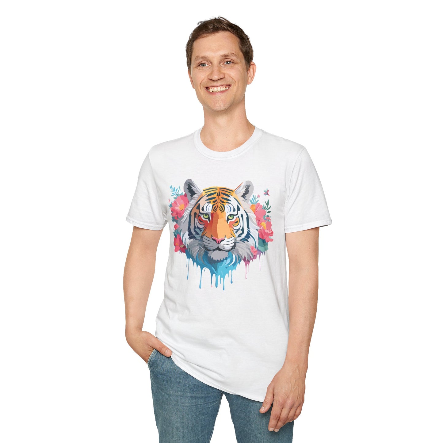 Tiger Shirt, Shirt with Tiger, Animal Tee, Shirt with Animals