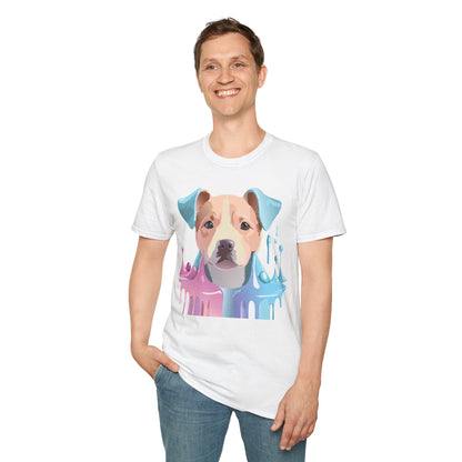 Dog Shirt Unisex Animal Tee Softstyle Gildan 64000 Cotton Tee