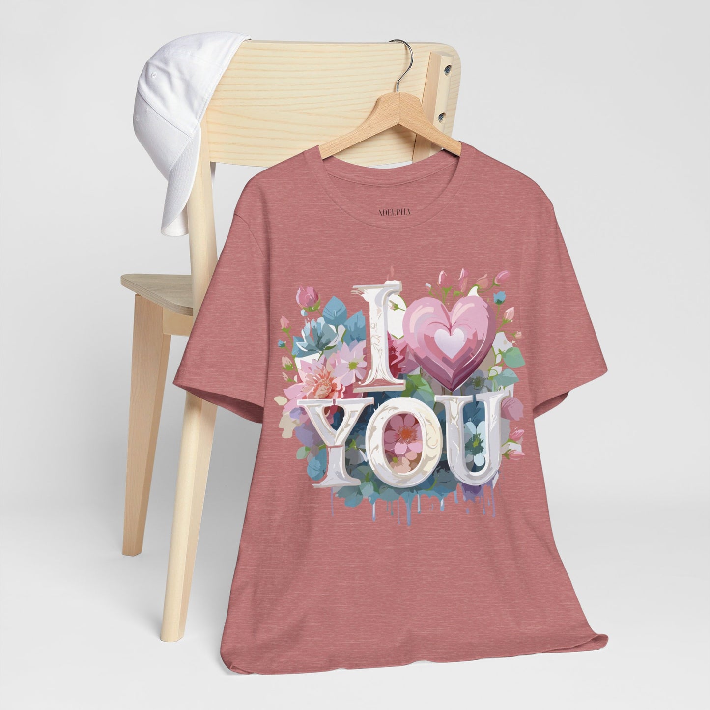 Natural Cotton Tee Shirt - Love story Collection