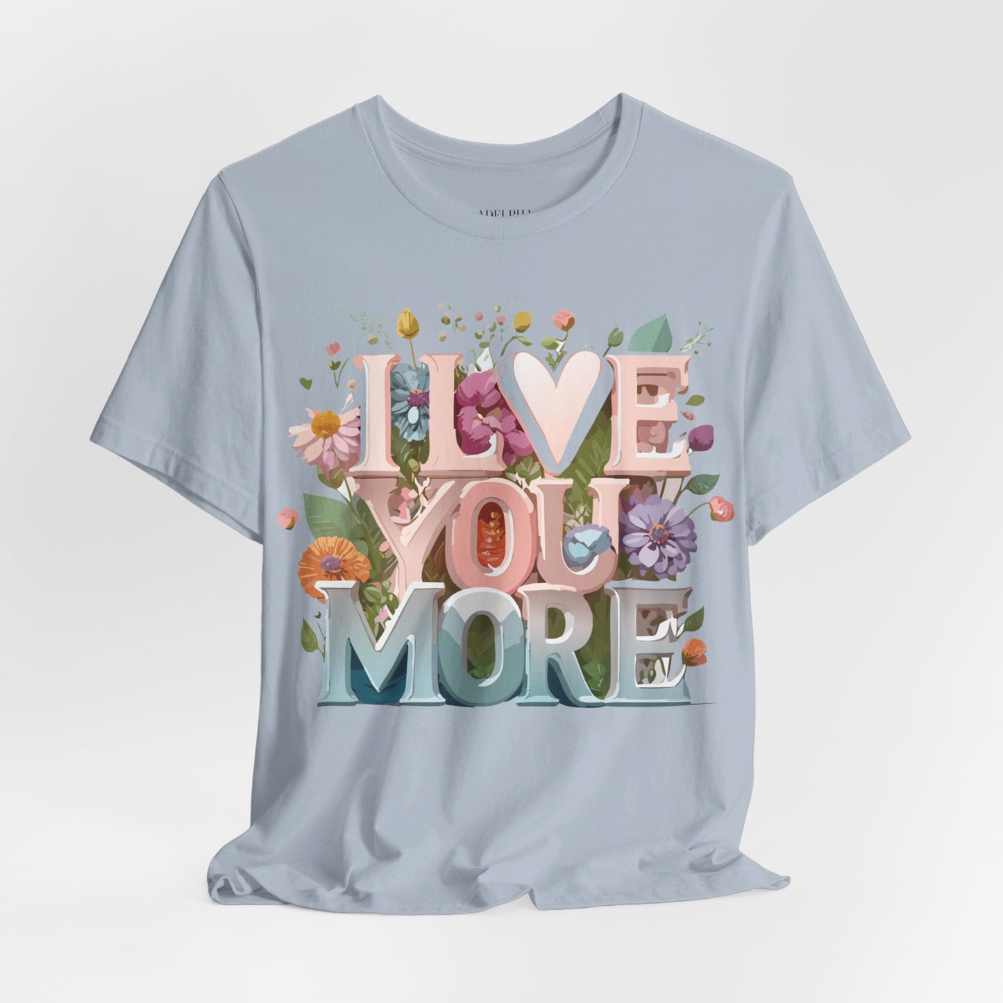 T-Shirt aus natürlicher Baumwolle – Love Story-Kollektion