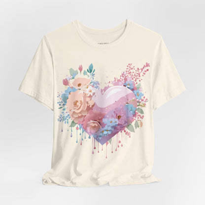 Natural Cotton Tee Shirt - Love story Collection Printify