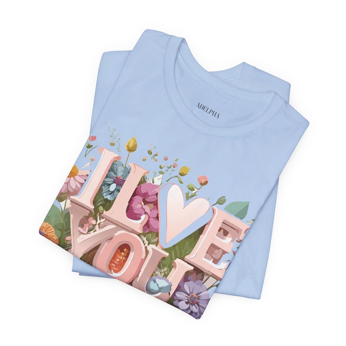 T-shirt en coton naturel - Collection Love story