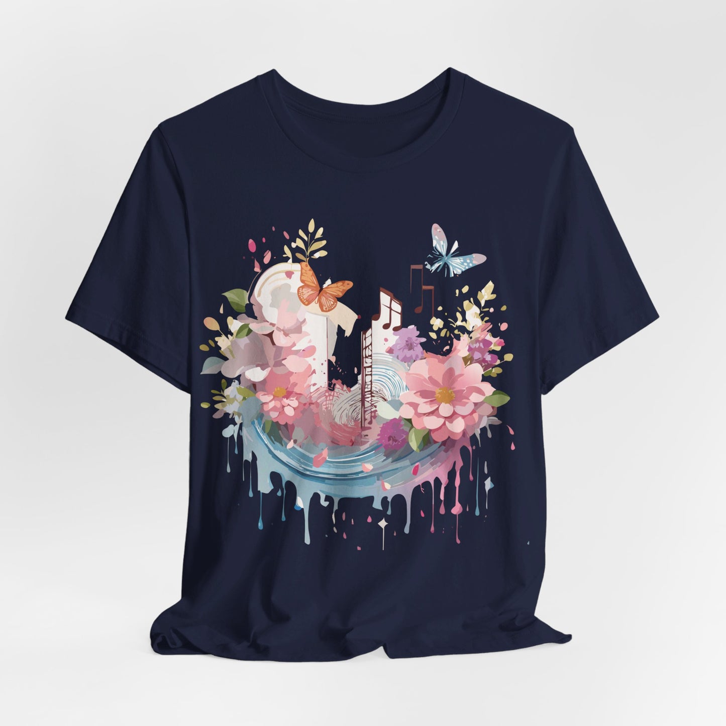 Natural Cotton Tee Shirt - Music Collection