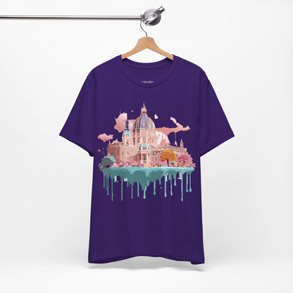 Natural Cotton Tee Shirt - Beautiful Places Collection - Vienna Printify