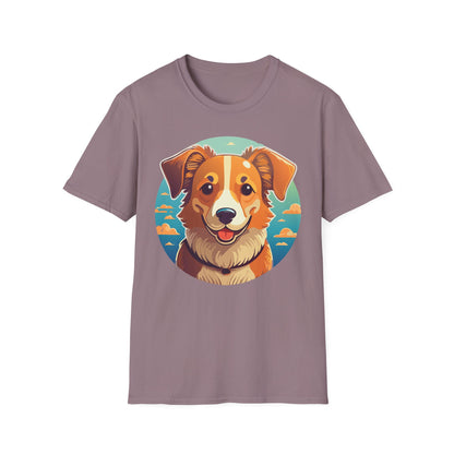 Dog Shirt Unisex Animal Tee One Hundred Percent Cotton Softstyle Gildan 64000