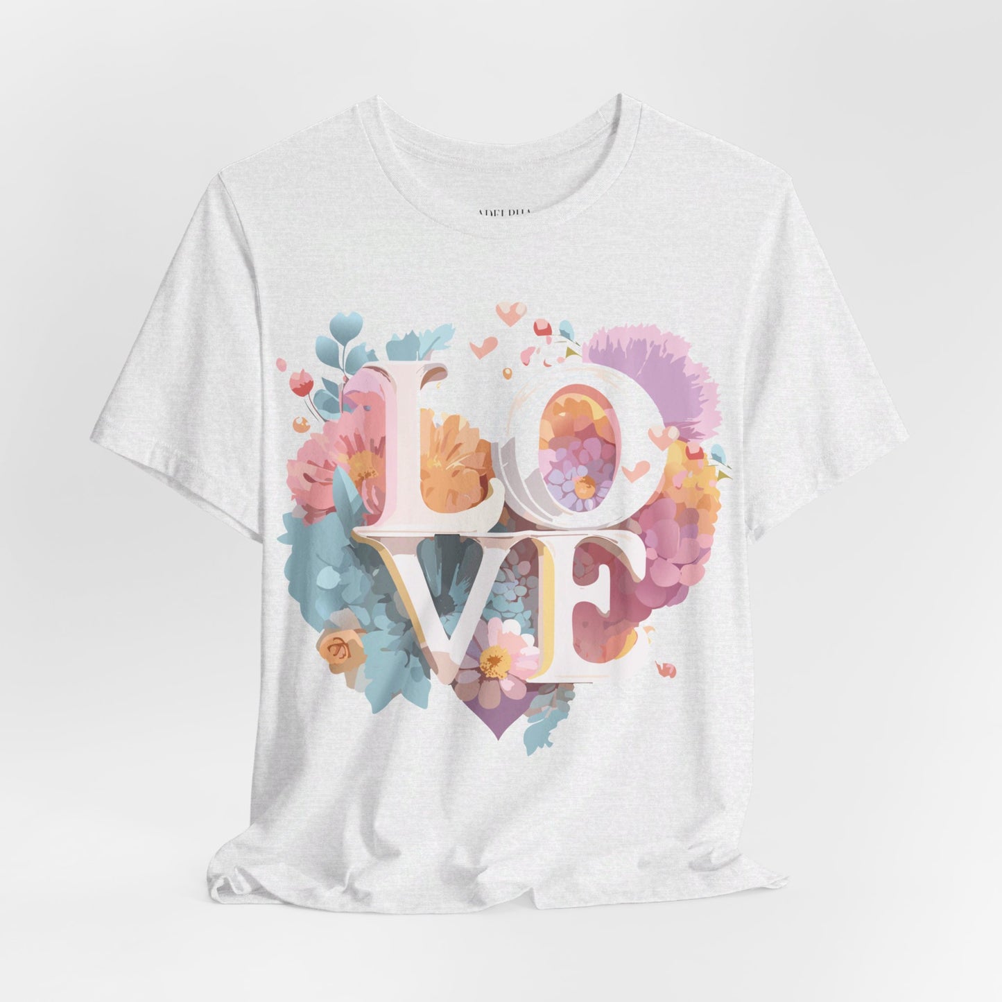 T-Shirt aus natürlicher Baumwolle – Love Story-Kollektion