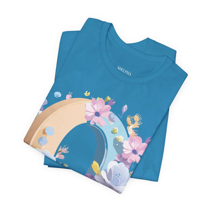 Natural Cotton Tee Shirt - Letters Collection - O Printify