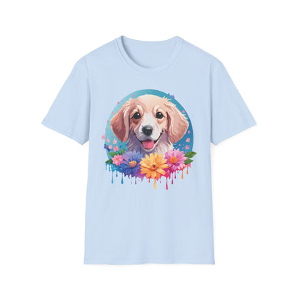 Unisex Dog Shirt Animal Tee Gildan Softstyle 64000 100 Percent Cotton