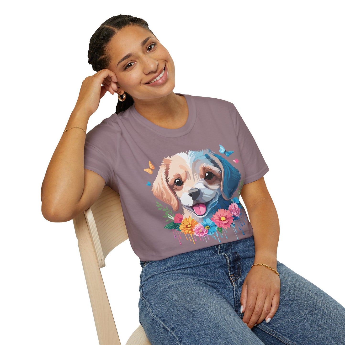 Dog Shirt, Shirt with Dog, Animal Tee, Shirt with Animals