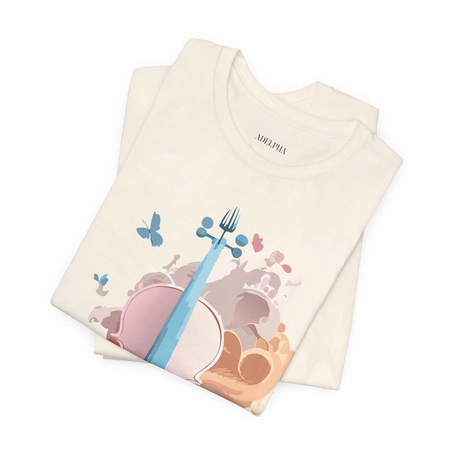 T-shirt en coton naturel - Collection Musique