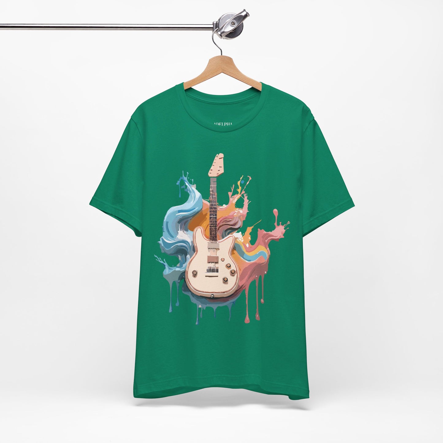 T-Shirt aus natürlicher Baumwolle – Musikkollektion