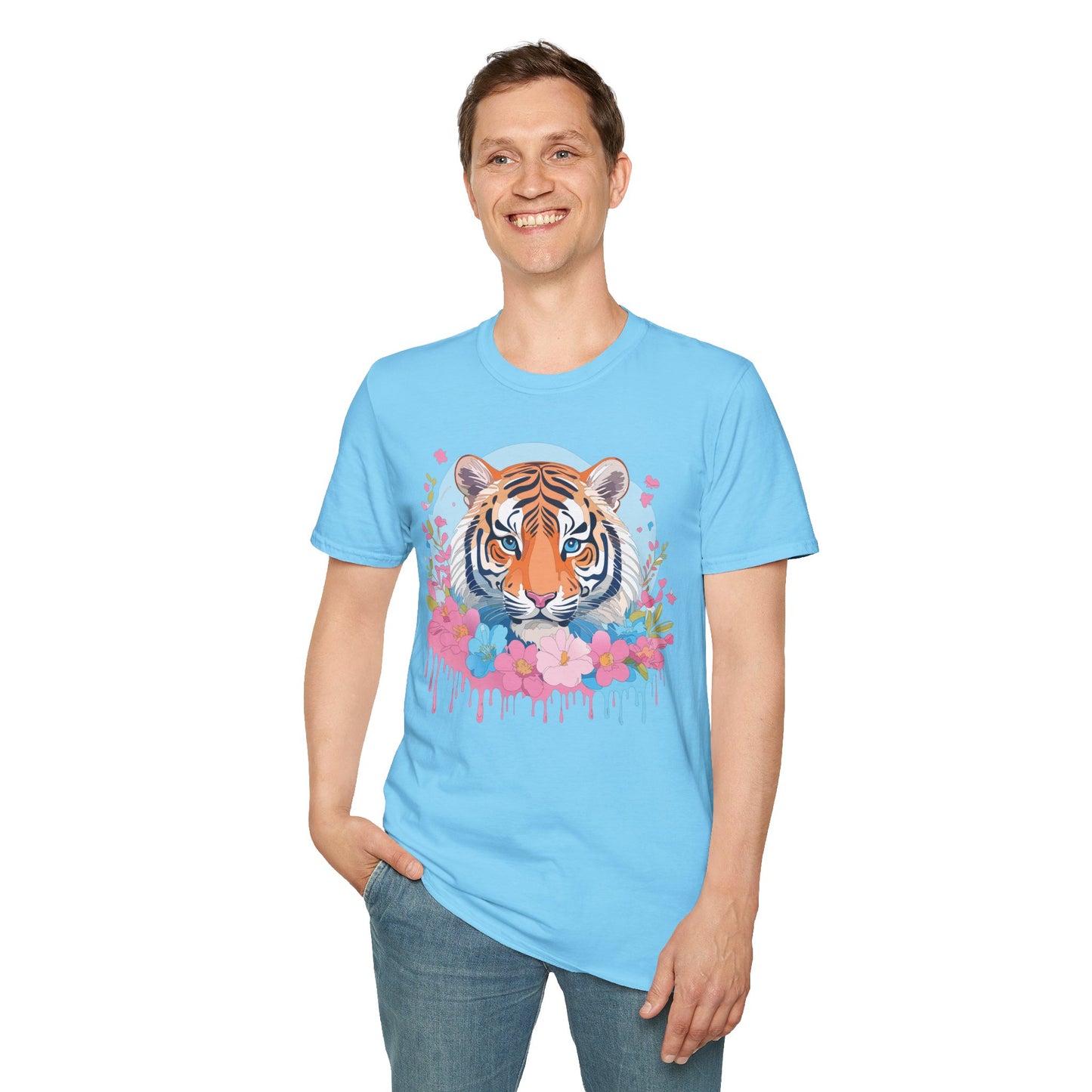 Tiger Shirt, Shirt with Tiger, Animal Tee, Shirt with Animals
