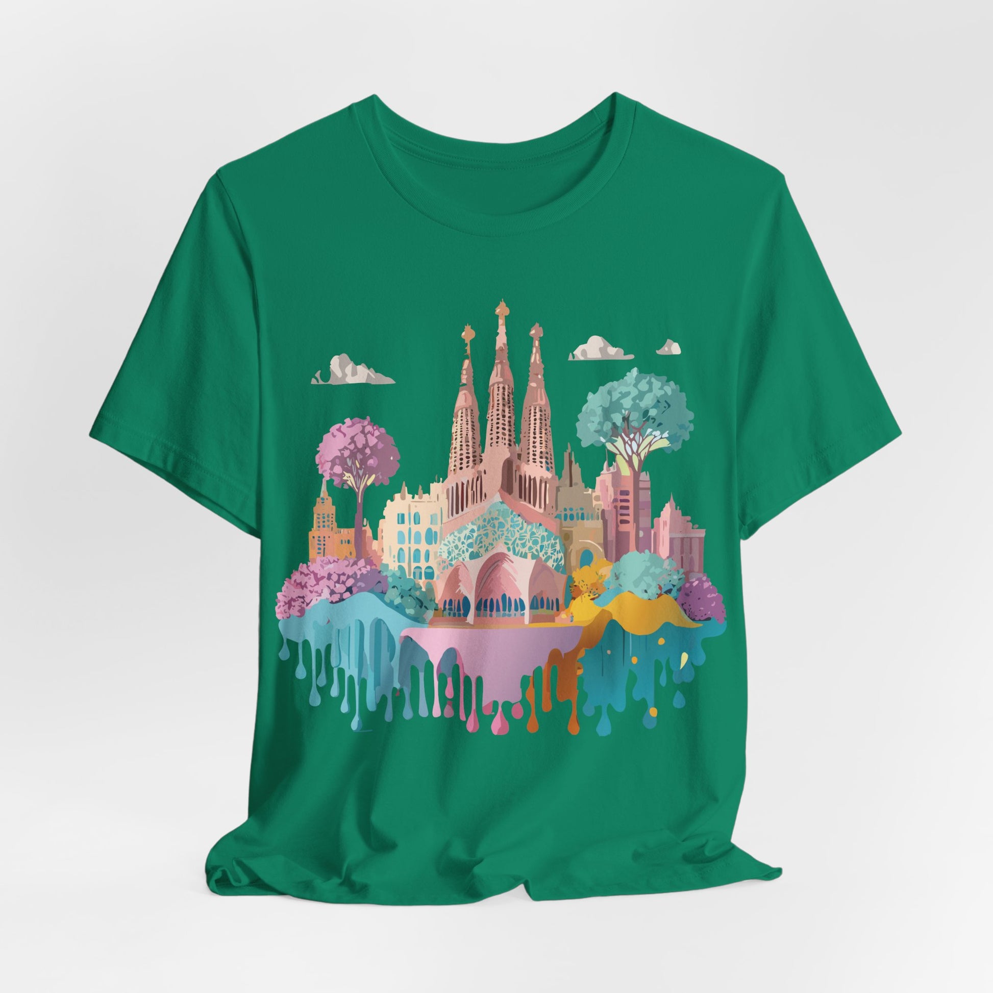 Tourist Shirt, Shirt with Barcelona - ADELPHA