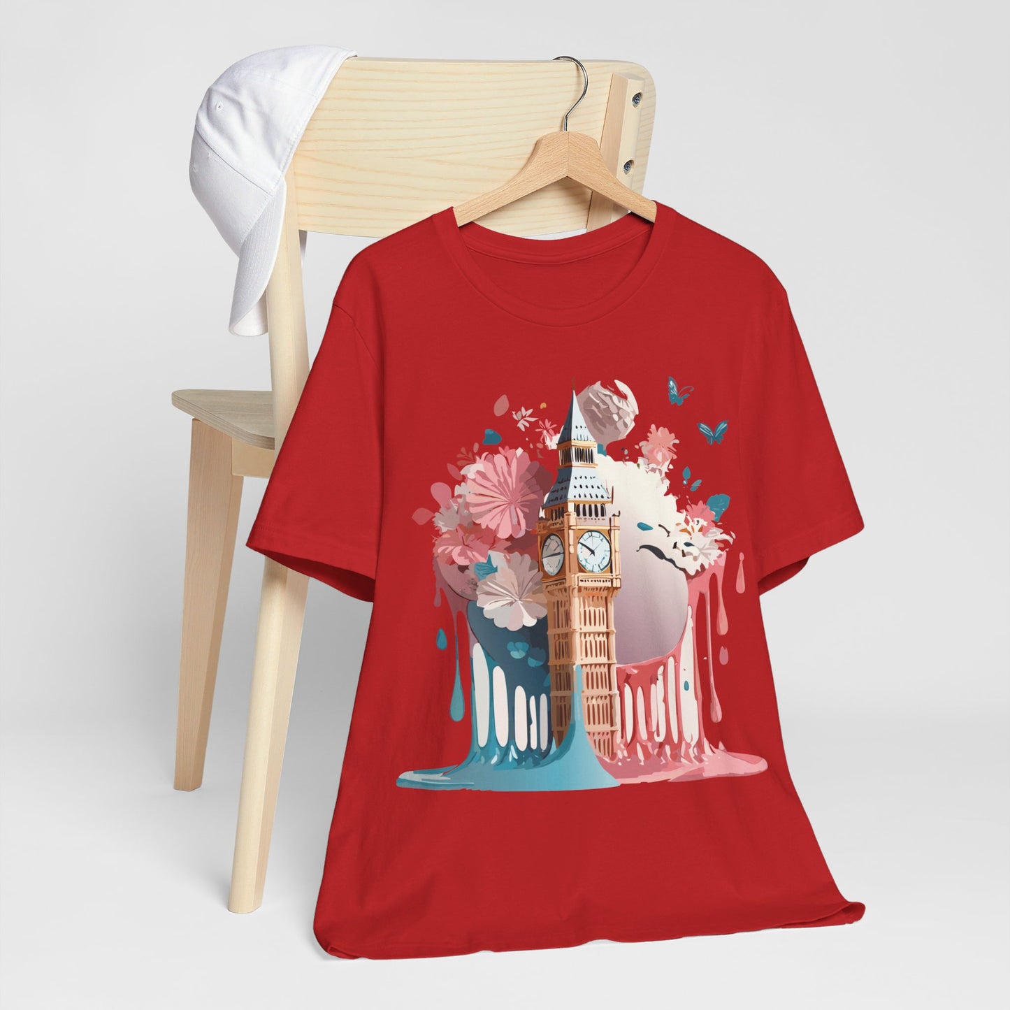 Natural Cotton Tee Shirt - Beautiful Places Collection - London