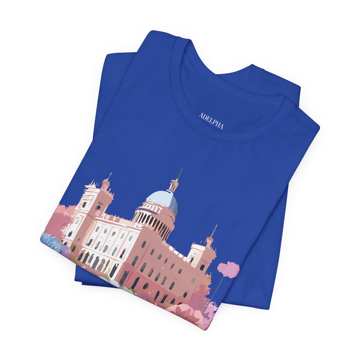 Natural Cotton Tee Shirt - Beautiful Places Collection - Madrid