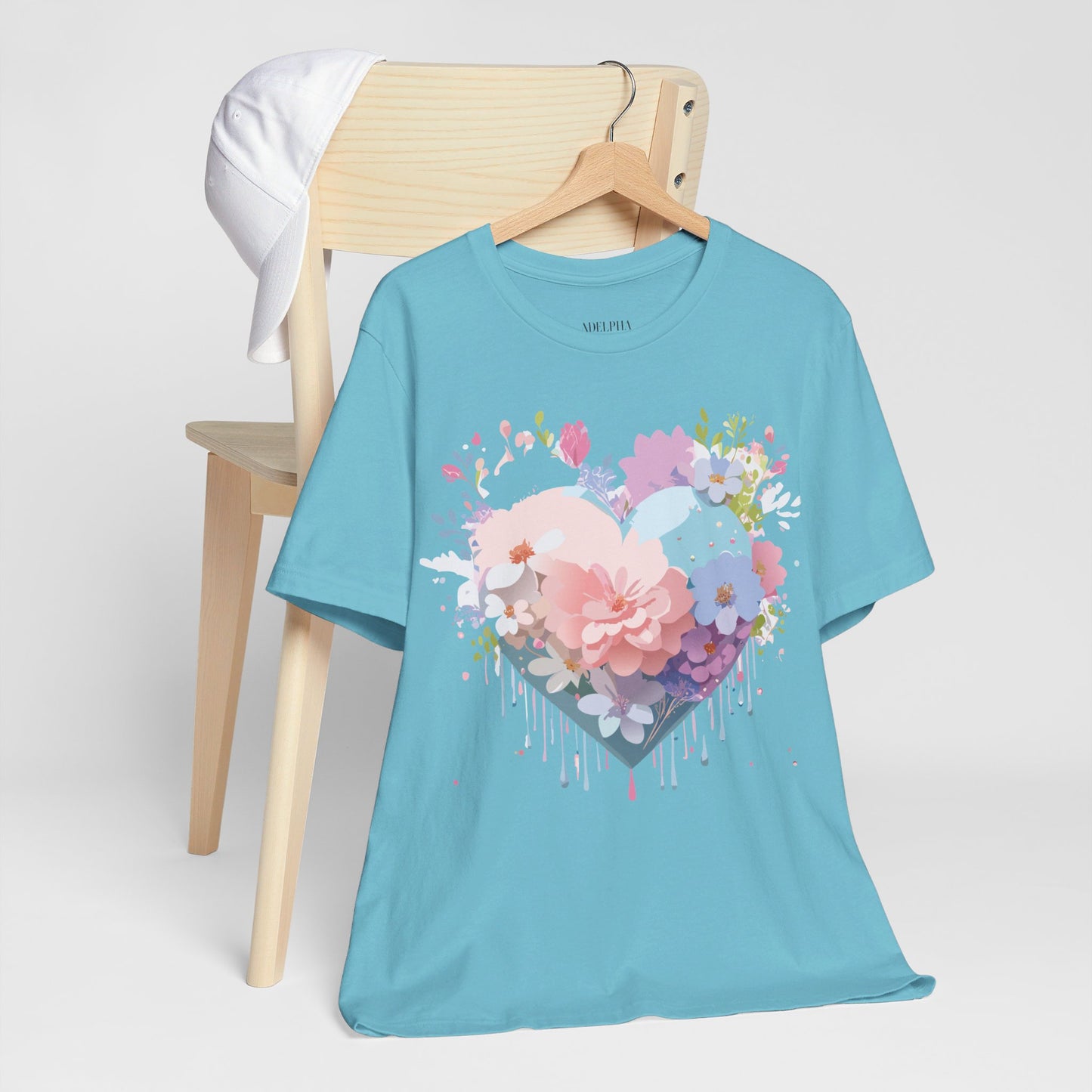 Natural Cotton Tee Shirt - Love story Collection