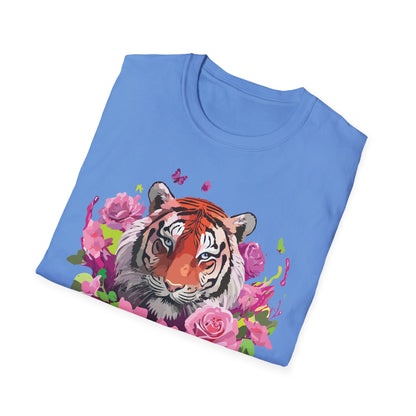 Tiger Shirt Unisex Tee Gildan Softstyle 64000 Ring Spun Cotton