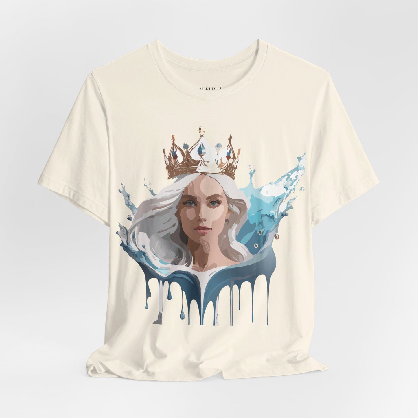 T-Shirt aus natürlicher Baumwolle – Queen Collection