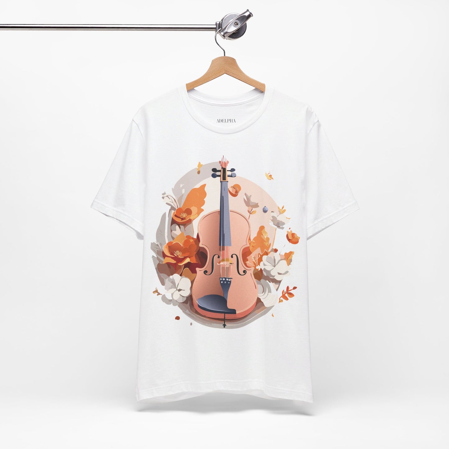 T-Shirt aus natürlicher Baumwolle – Musikkollektion