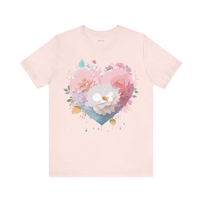 Natural Cotton Tee Shirt - Love story Collection Printify