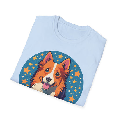 Unisex Dog Shirt Animal Print Tee Gildan Softstyle 64000 Tee