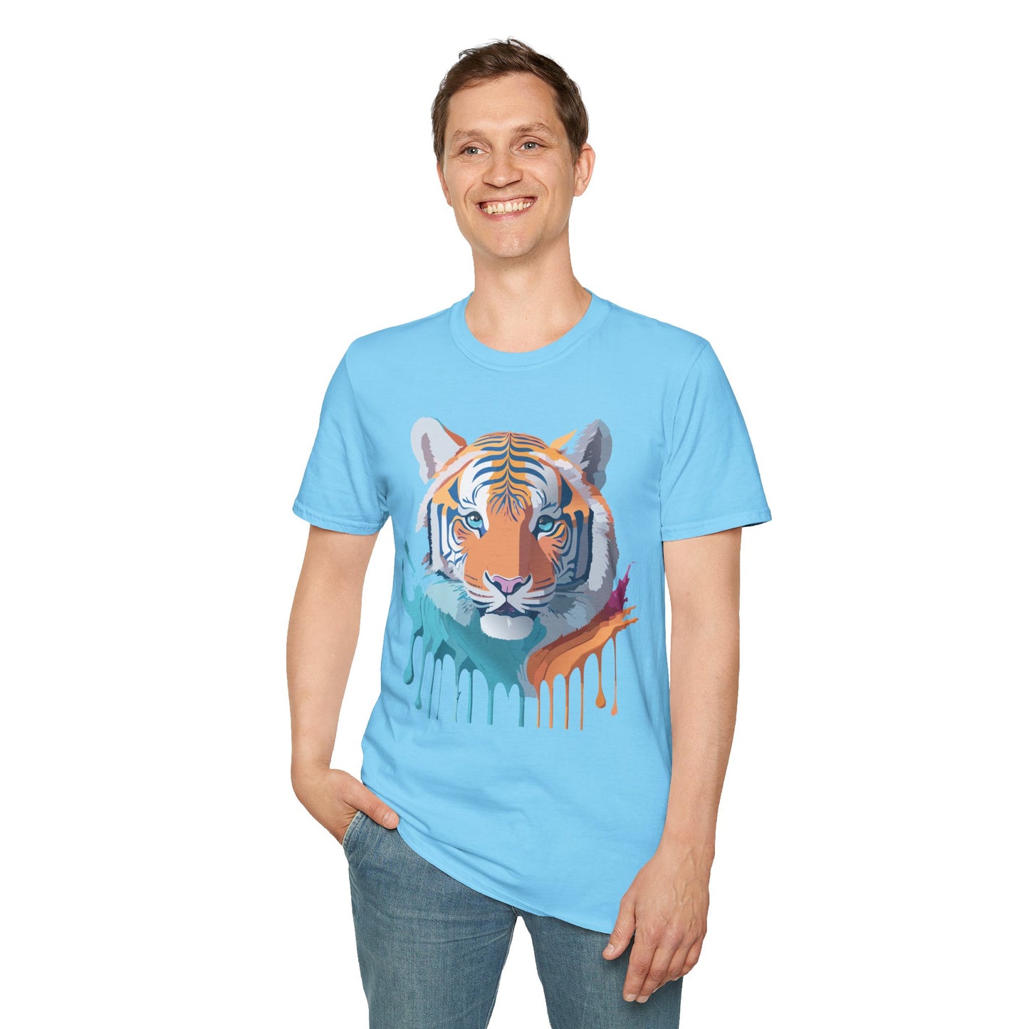 Tiger Shirt, Shirt with Tiger, Animal Tee, Shirt with Animals