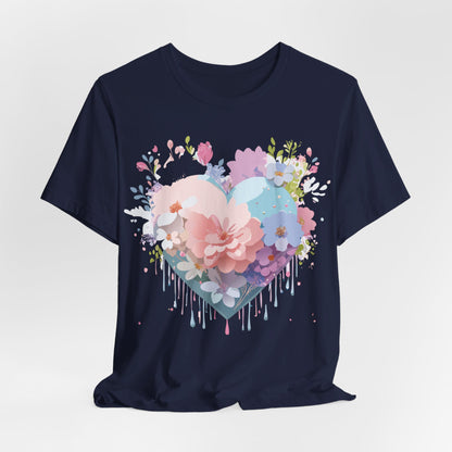 Natural Cotton Tee Shirt - Love Story Collection Printify