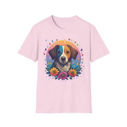 Dog Shirt Unisex Softstyle Tee 100 Percent Cotton Gildan 64000