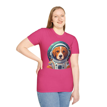 Dog Shirt Unisex Animal Print Tee Softstyle Short Sleeve Tee