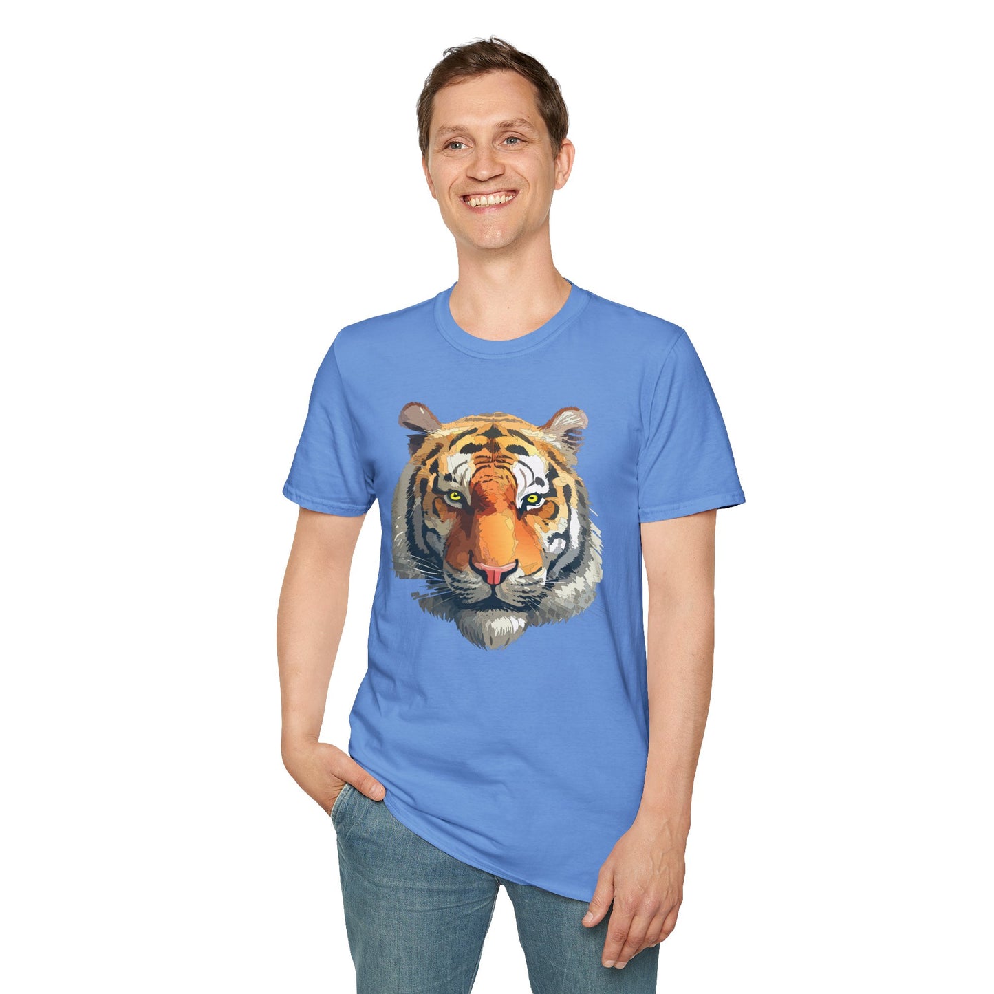 Tiger Shirt, Shirt with Tiger, Animal Tee, Shirt with Animals