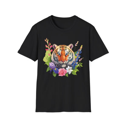 Tiger Shirt Unisex Gildan Softstyle Tee 100 Percent Ring Spun Cotton