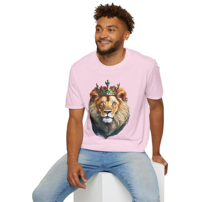 Lion Shirt Unisex Softstyle Tee Gildan 64000 100 Percent Ring Spun Cotton