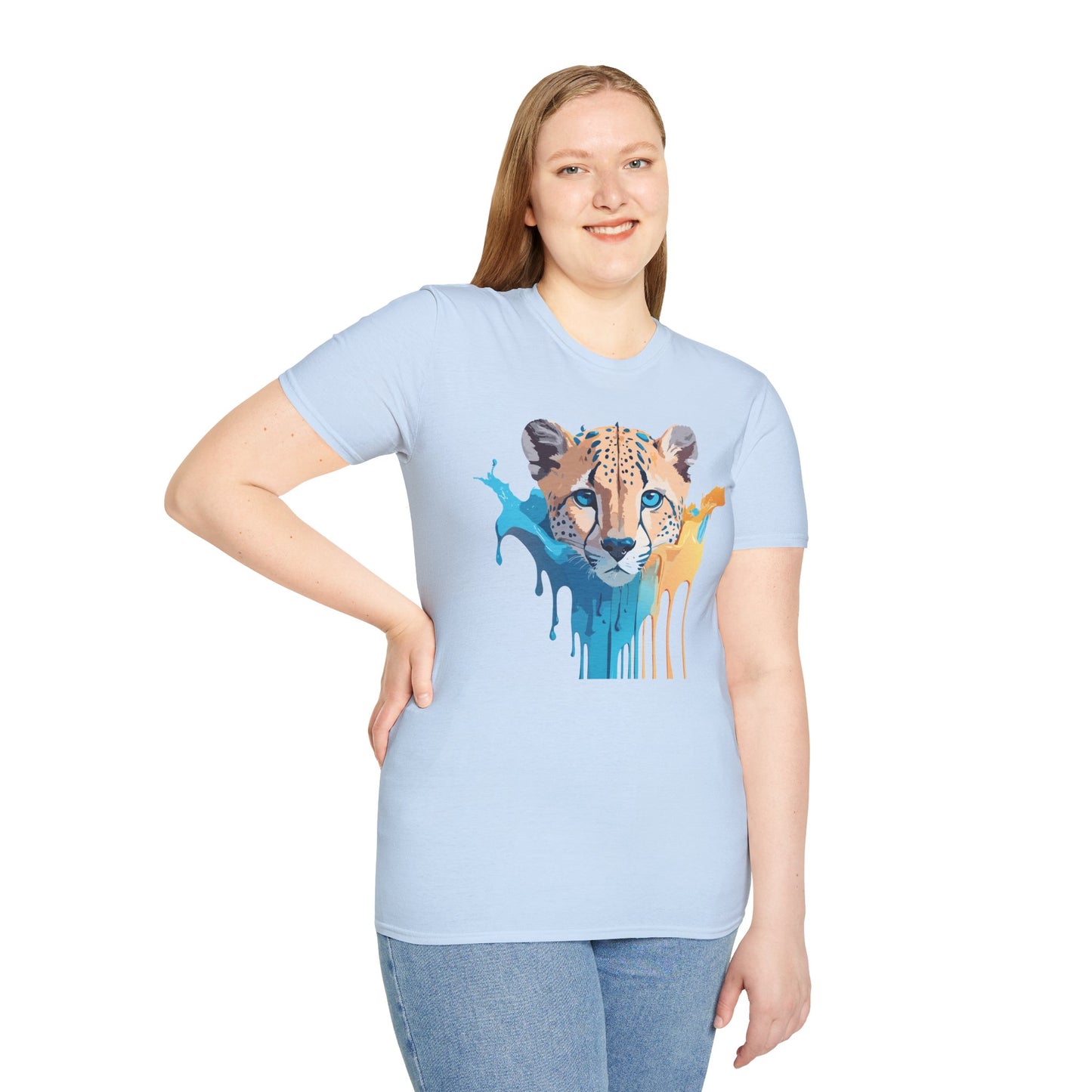 Cheetah Shirt, Shirt with Cheetah, Cheetah Tee, Shirt with Animals