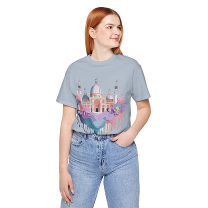 Natural Cotton Tee Shirt - Beautiful Places Collection - Venice Printify