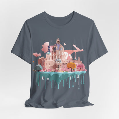 Natural Cotton Tee Shirt - Beautiful Places Collection - Vienna Printify