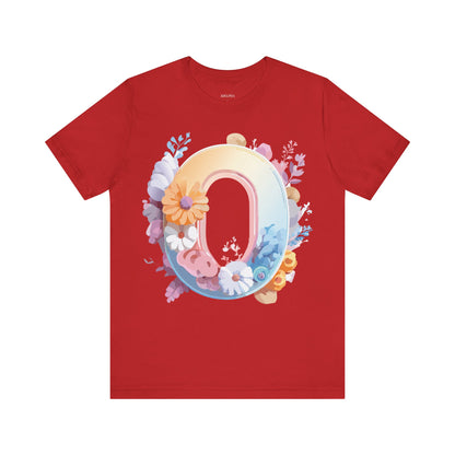 Natural Cotton Tee Shirt - Letters Collection - O Printify