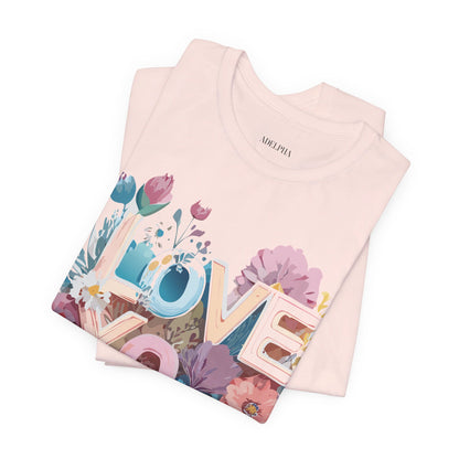 Natural Cotton Tee Shirt - Love story Collection Printify