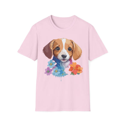 Unisex Dog Shirt Animal Graphic Tee Soft Cotton Gildan 64000