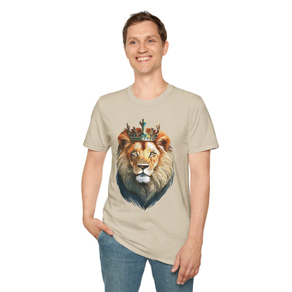Lion Shirt Unisex Softstyle Tee Gildan 64000 100 Percent Ring Spun Cotton