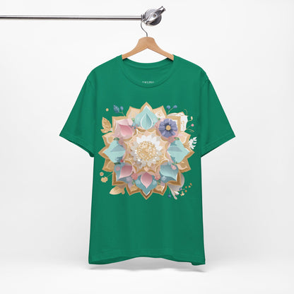 Natural Cotton Tee Shirt - Medallion Collection Printify