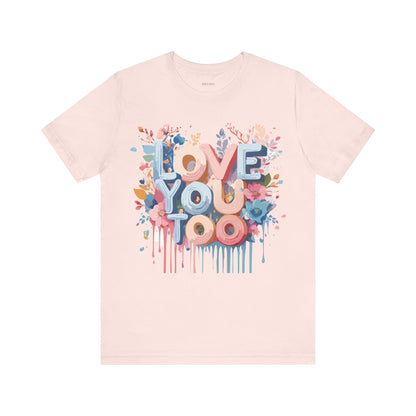 Natural Cotton Tee Shirt - Love story Collection Printify