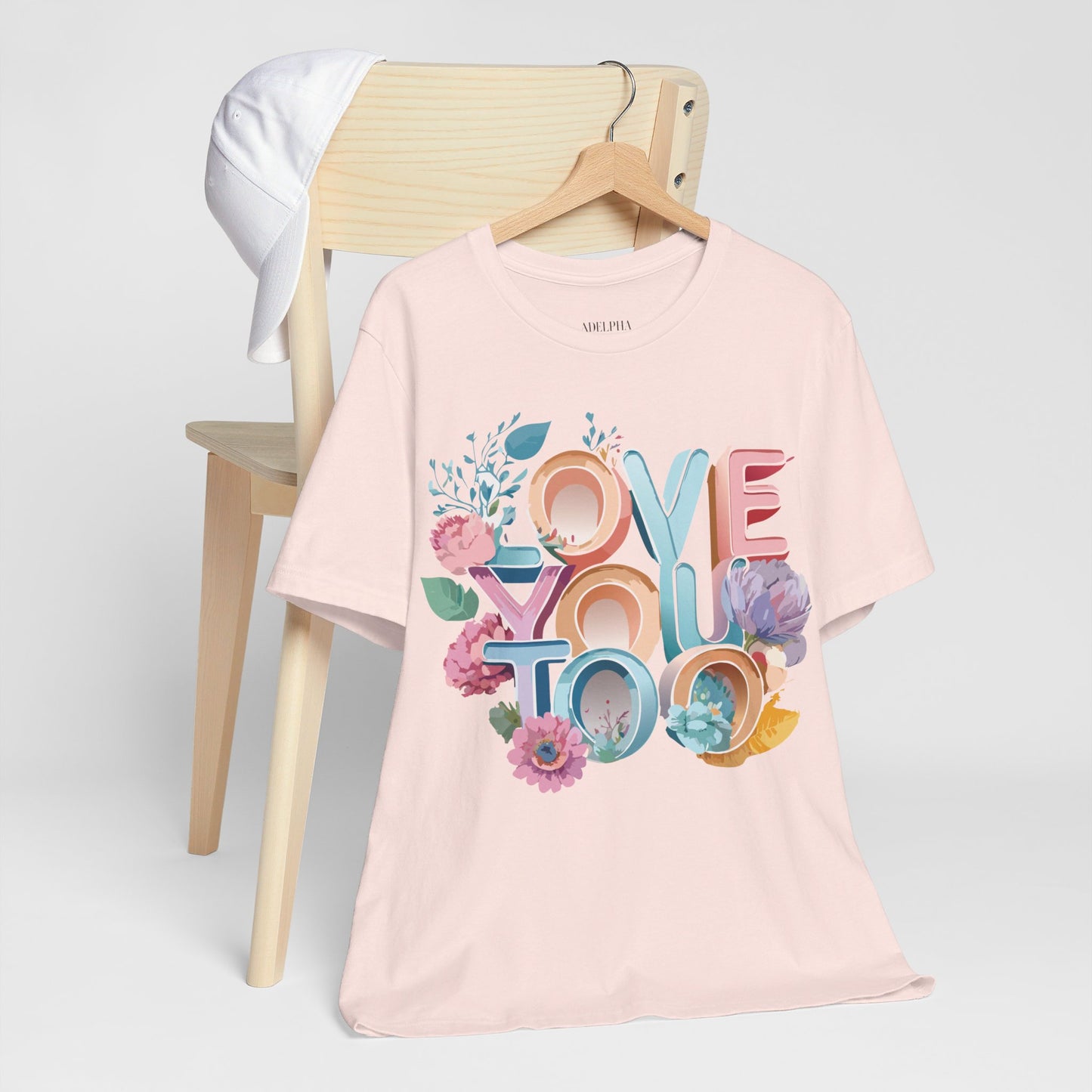 T-Shirt aus natürlicher Baumwolle – Love Story-Kollektion