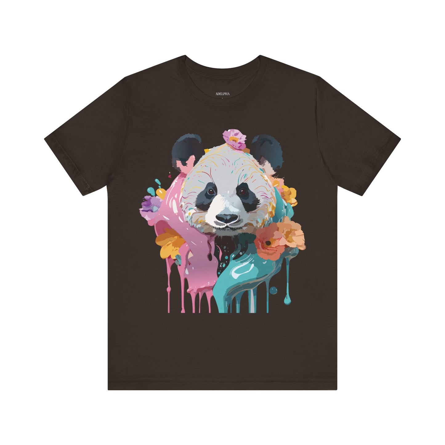 T-shirt en coton naturel avec panda