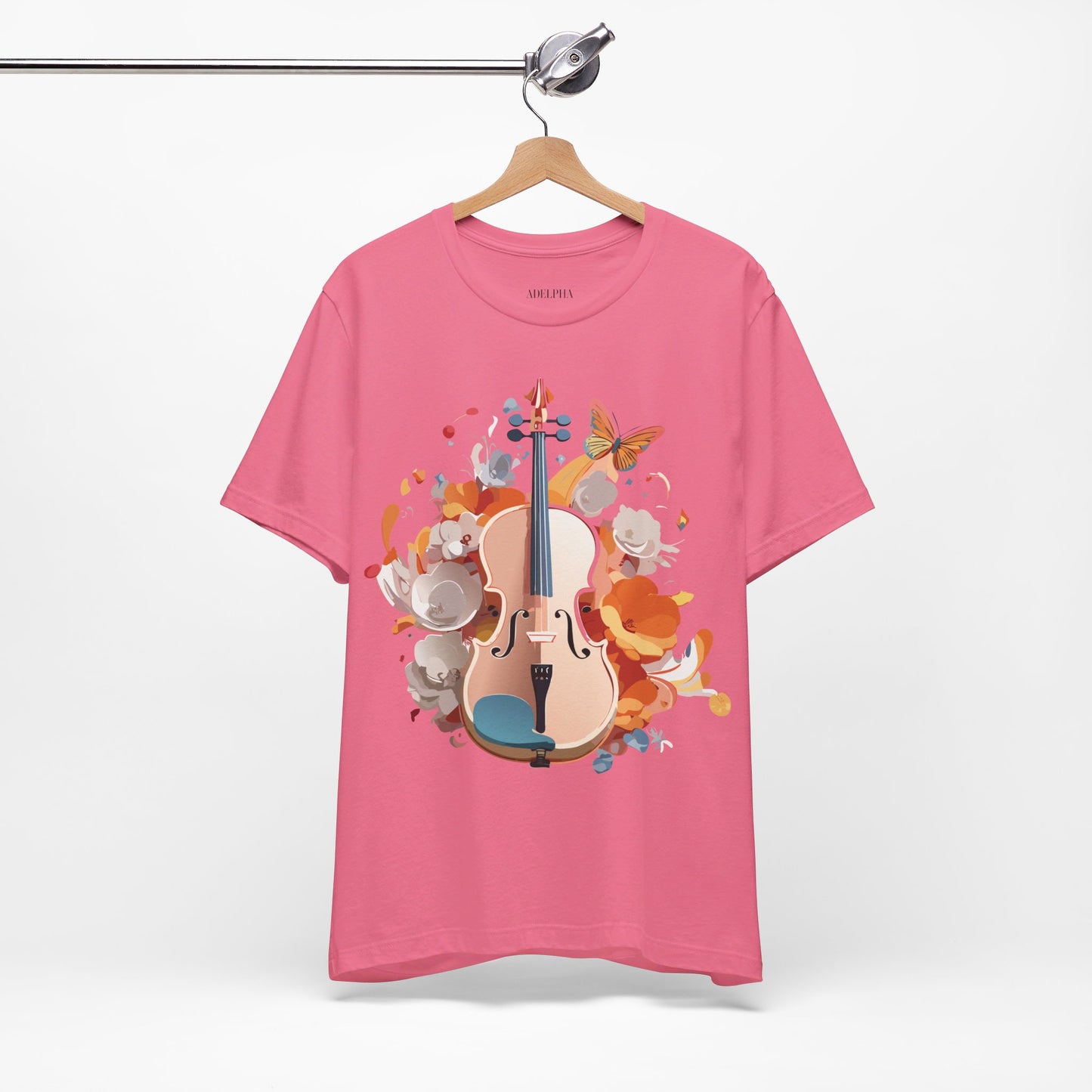 T-Shirt aus natürlicher Baumwolle – Musikkollektion