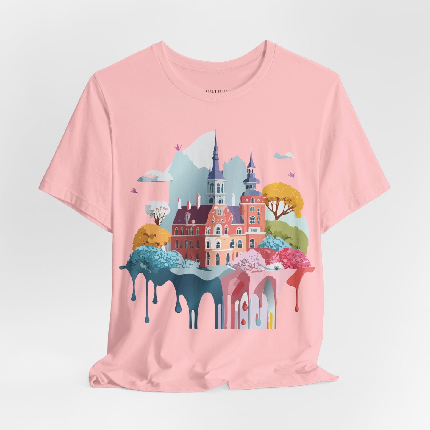 Natural Cotton Tee Shirt - Beautiful Places Collection - Warnemünde and Rostock - Germany