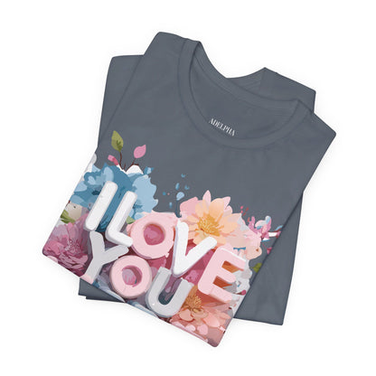 Natural Cotton Tee Shirt - Love Story Collection Printify