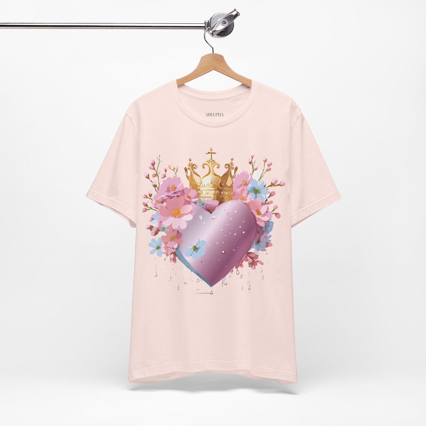 T-Shirt aus natürlicher Baumwolle – Love Story-Kollektion