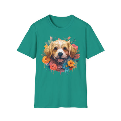 Dog Shirt Unisex Animal Tee Softstyle 64000 Gildan Cotton Tee